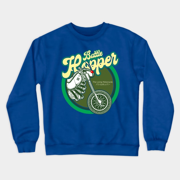 battle hopper Crewneck Sweatshirt by VisualNoise